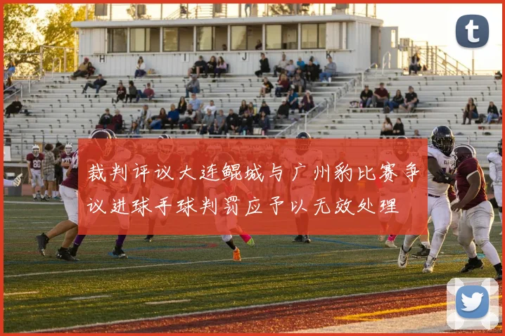 裁判评议大连鲲城与广州豹比赛争议进球手球判罚应予以无效处理